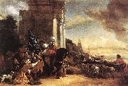 POELENBURGH, Cornelis van Departure of an Oriental Entourage f oil painting picture wholesale